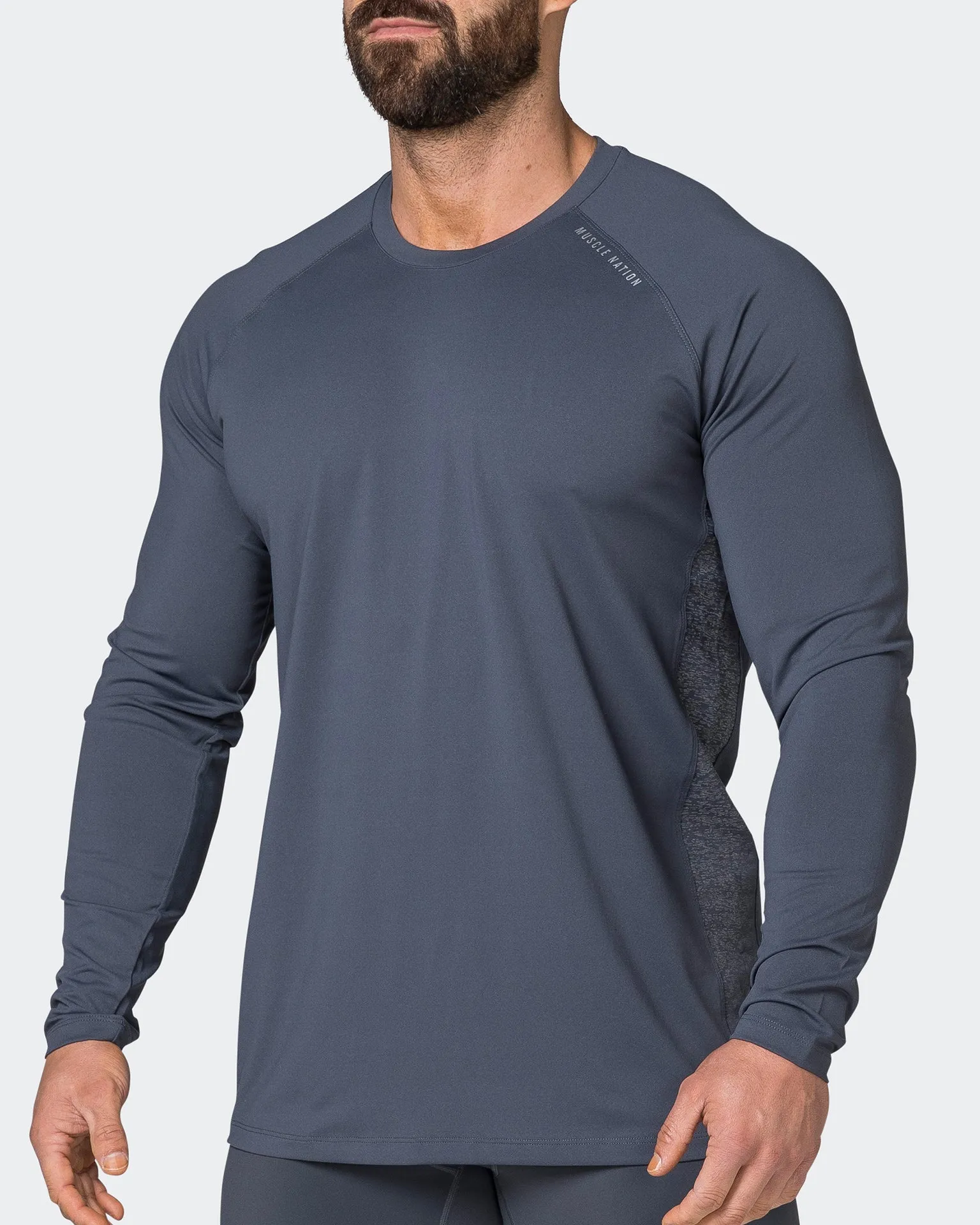 Reflective Long Sleeve Top - Thunder