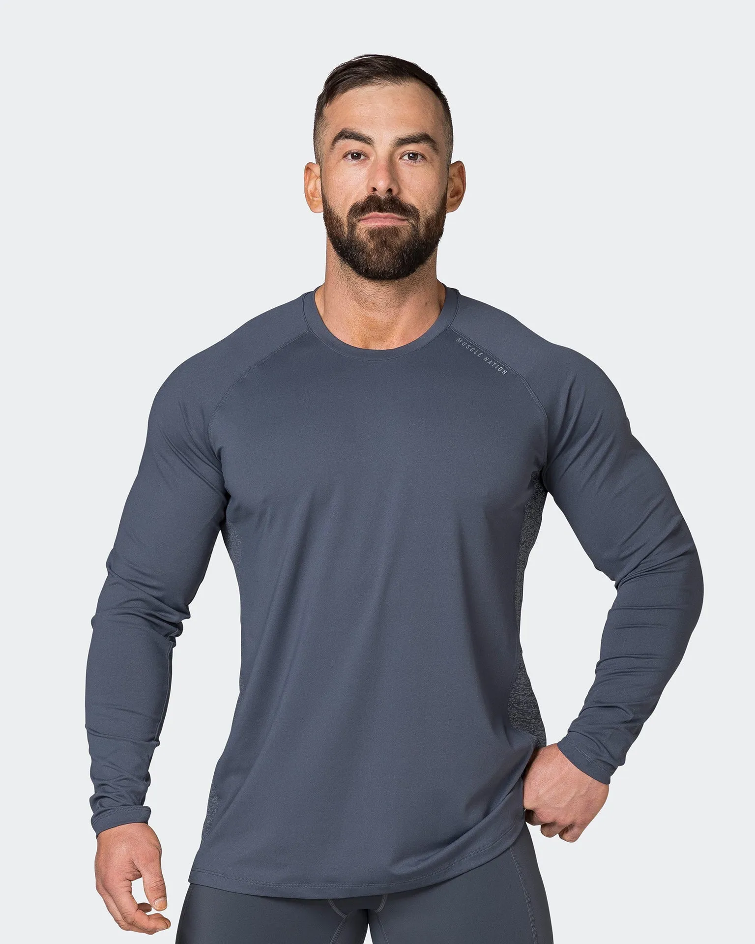 Reflective Long Sleeve Top - Thunder