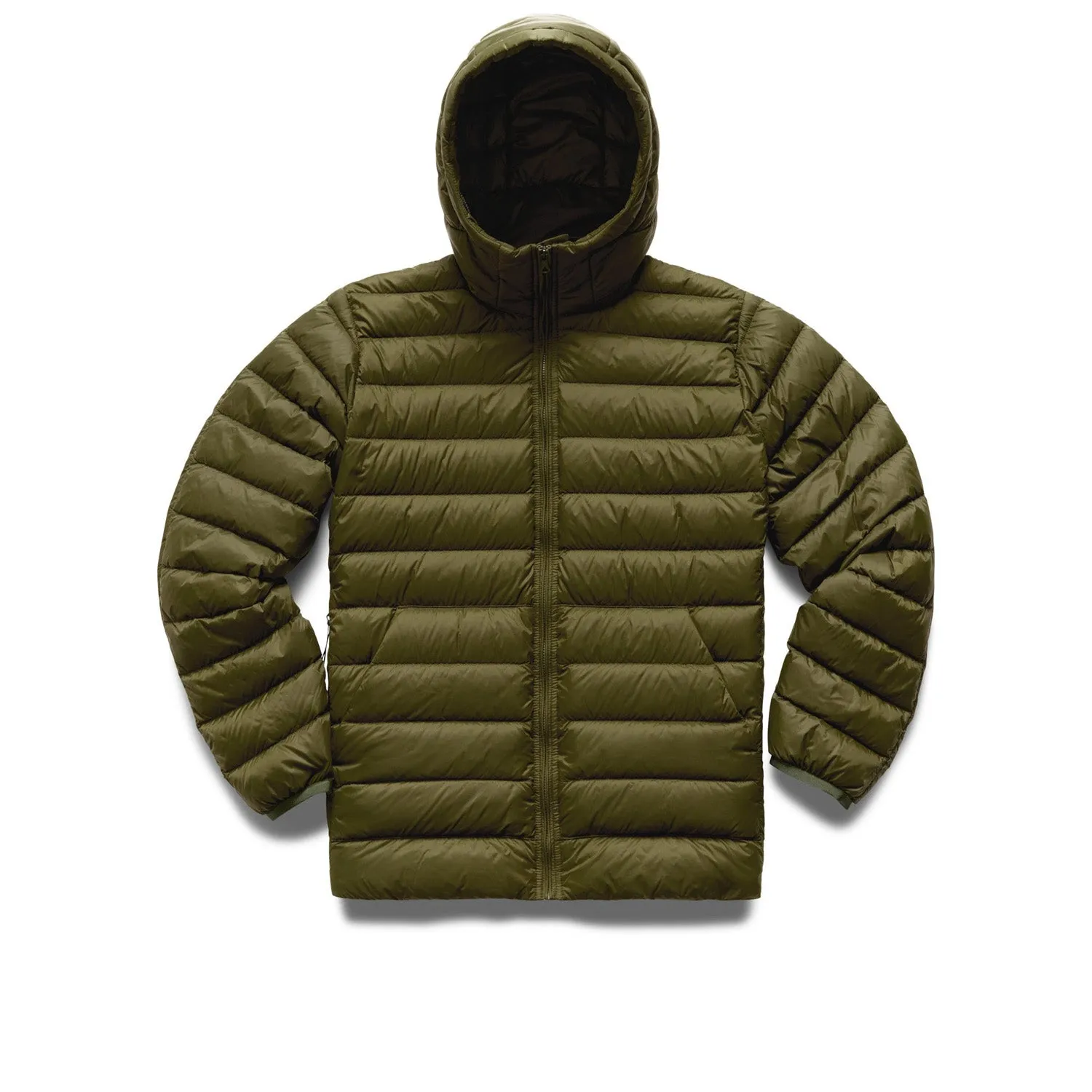 Reigning Champ Men Woven Warm-Up Downfill Jacket Olive RC-4238-OLV