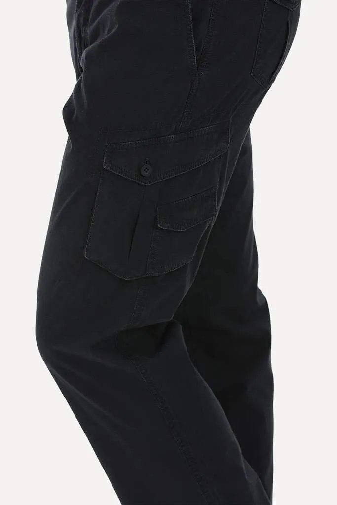 Relaxed Fit Garment Dyed Washed Cargo