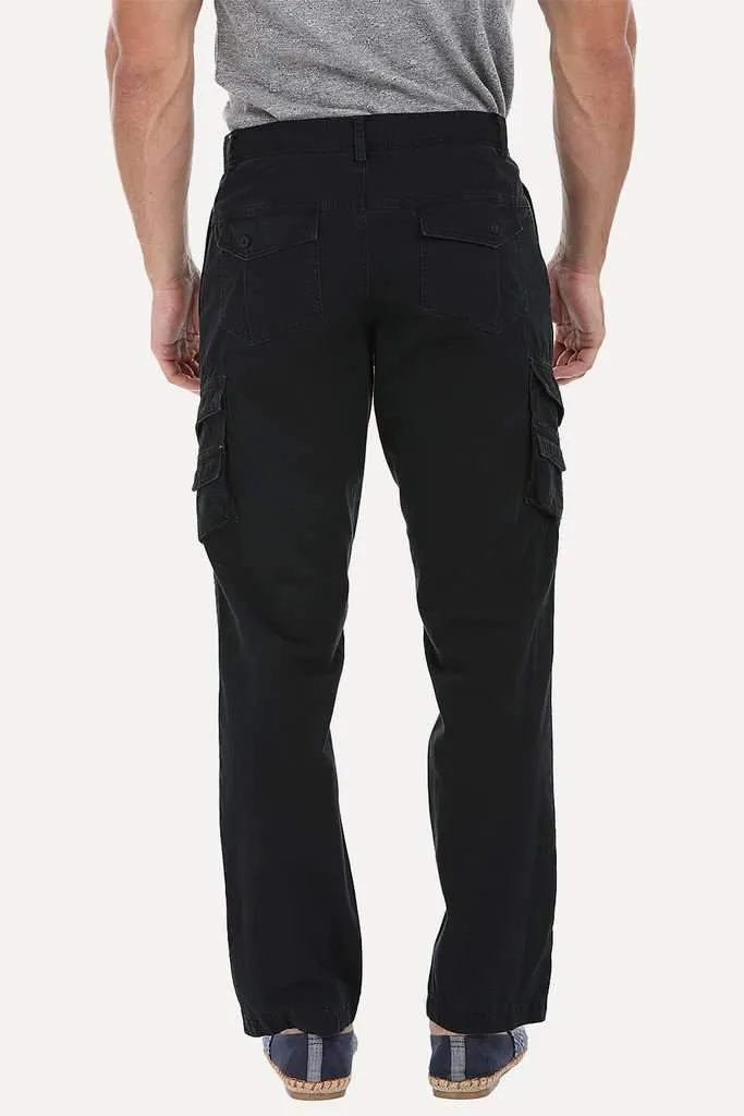 Relaxed Fit Garment Dyed Washed Cargo