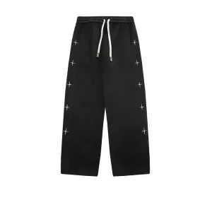Relaxed Fit Side Embroidery Pants