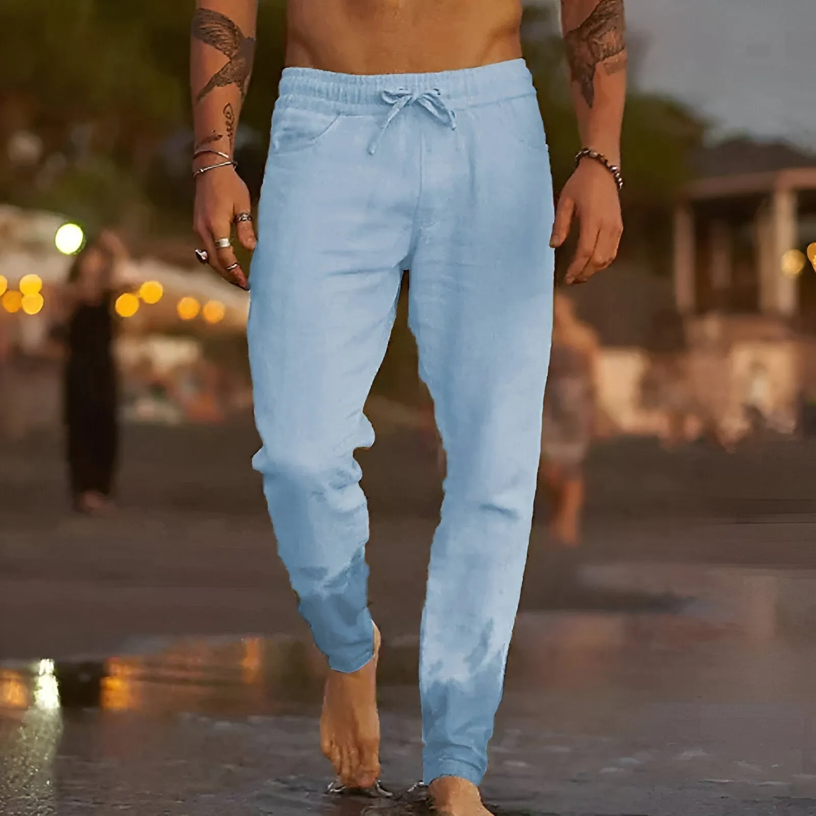 Relaxed linen pants - hadewig
