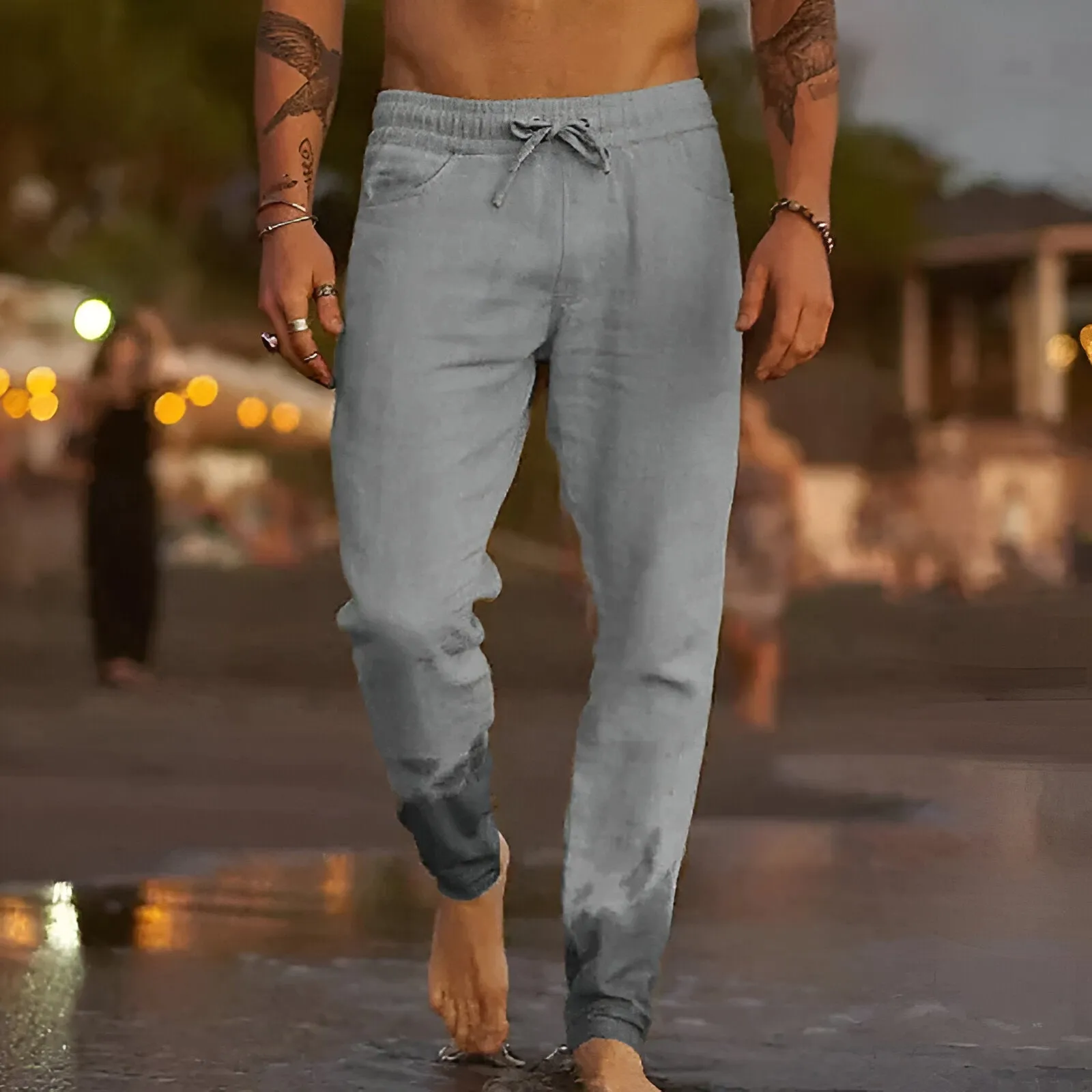 Relaxed linen pants - hadewig
