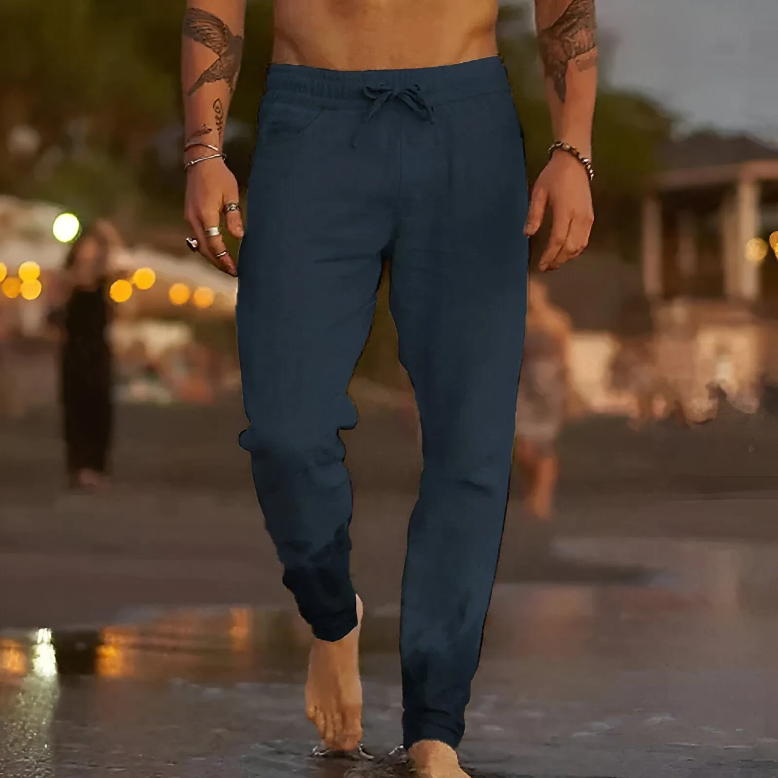 Relaxed linen pants - hadewig