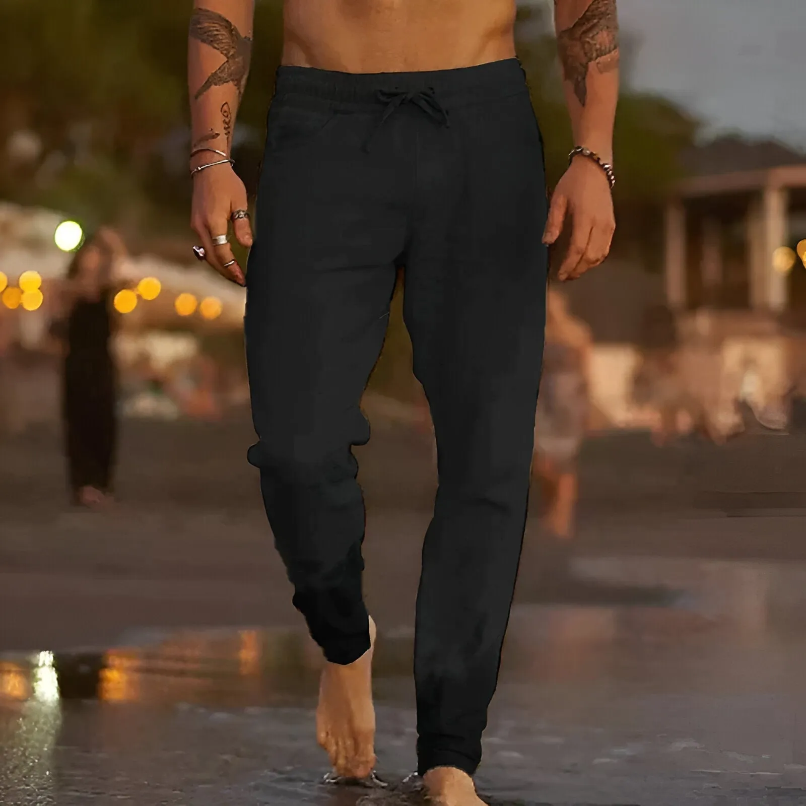 Relaxed linen pants - hadewig