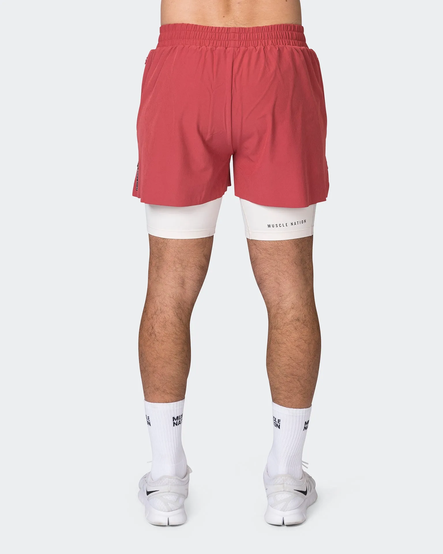 Replay 3" Shorts - Dusty Red