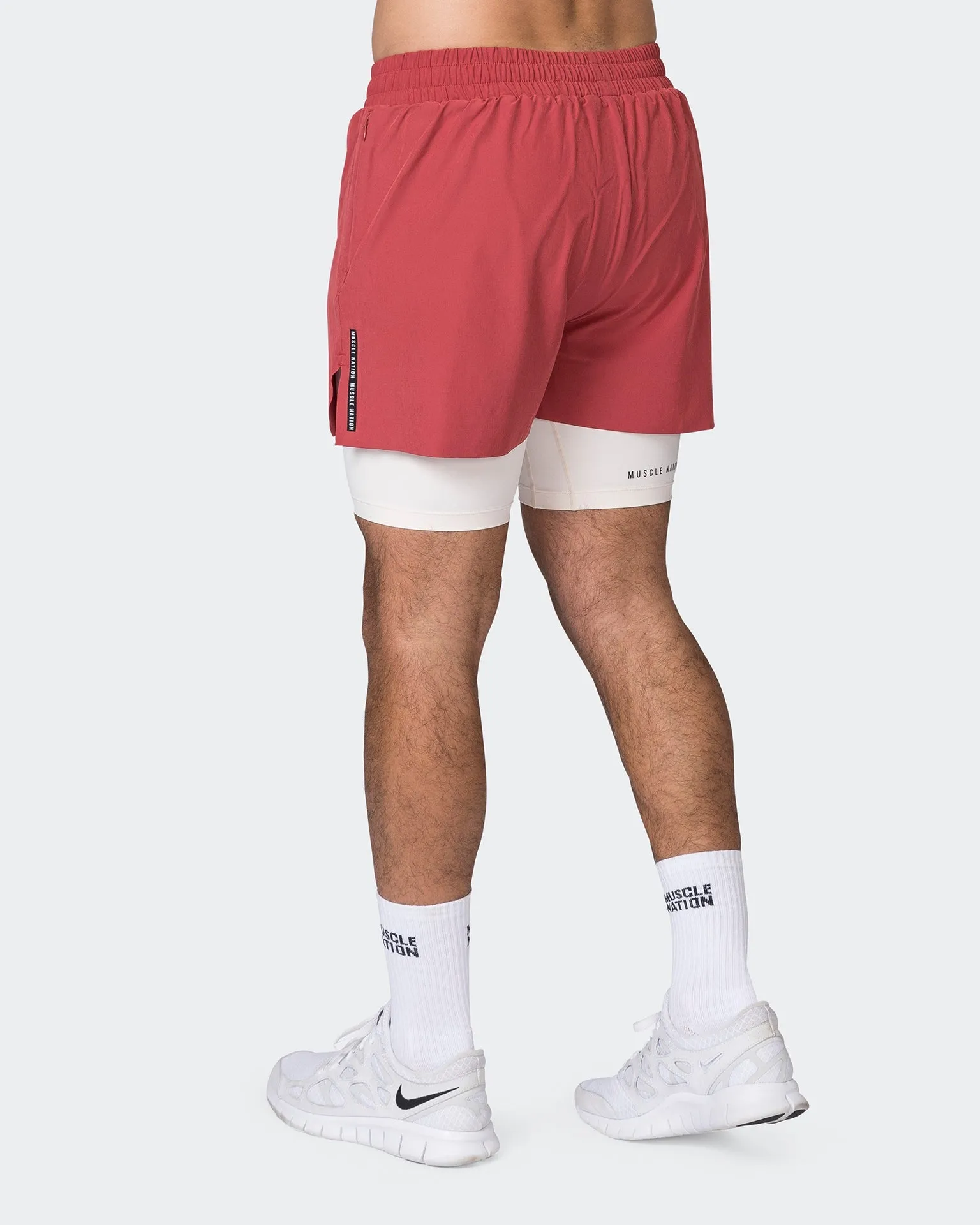 Replay 3" Shorts - Dusty Red