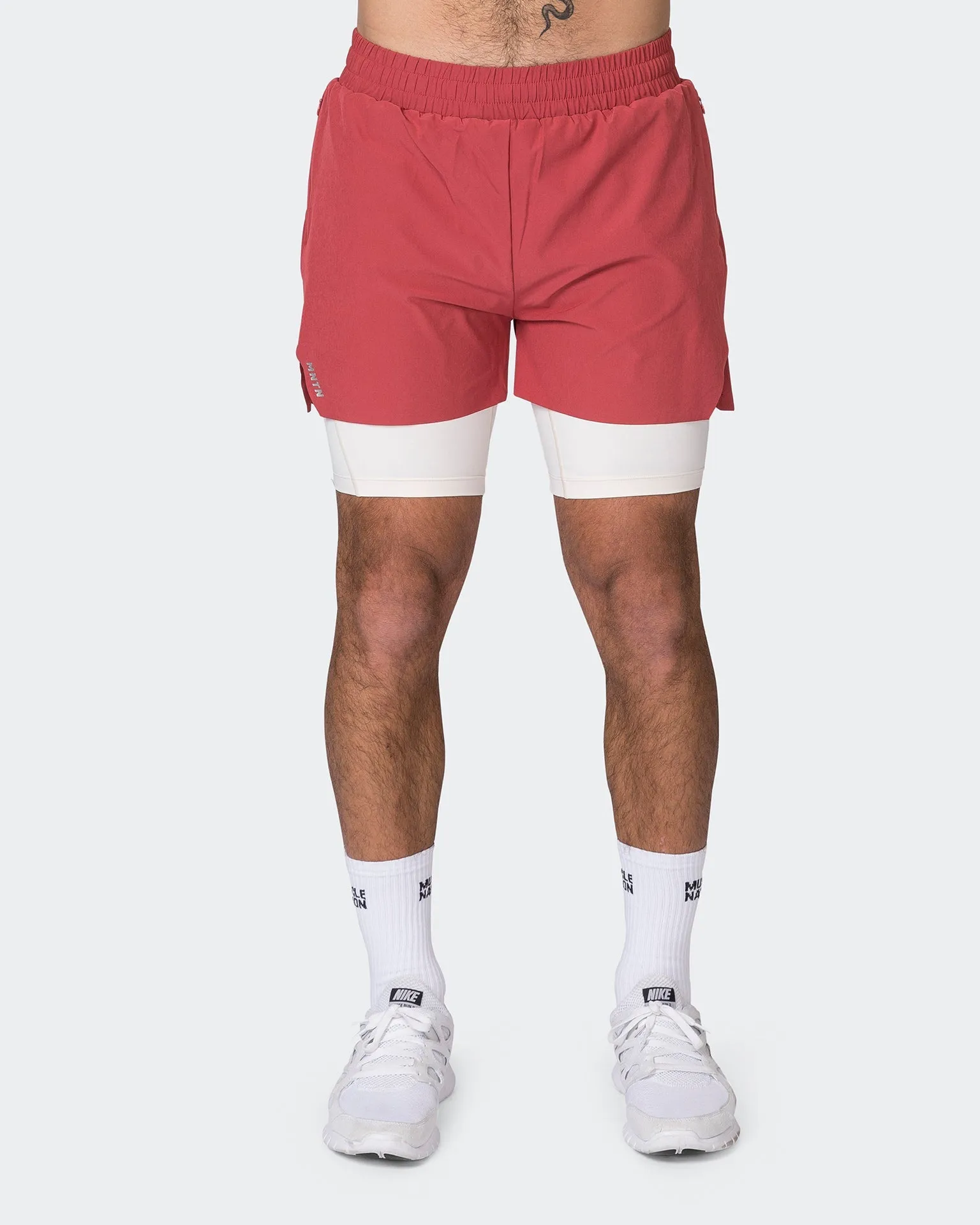 Replay 3" Shorts - Dusty Red