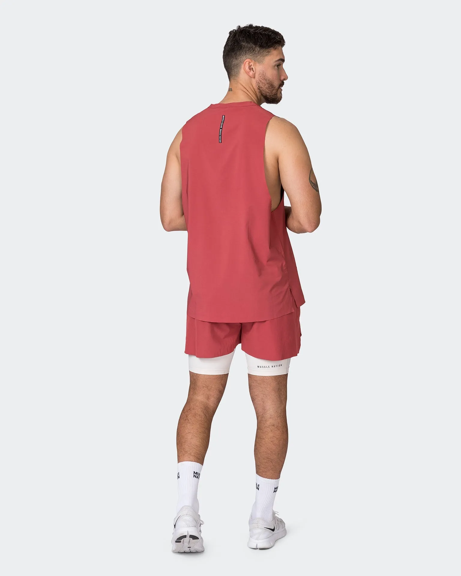 Replay 3" Shorts - Dusty Red