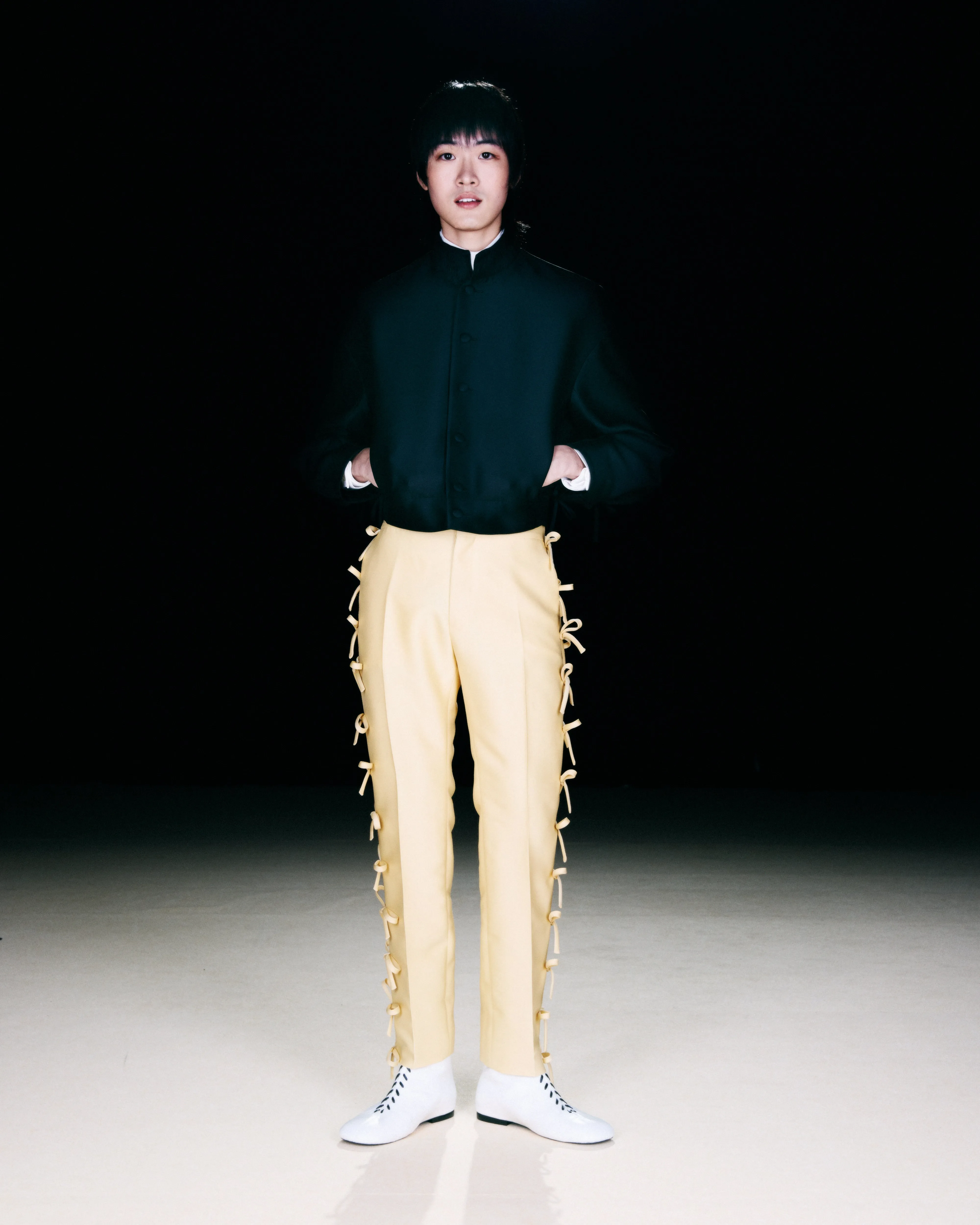 Ribbon Bomber Jacket