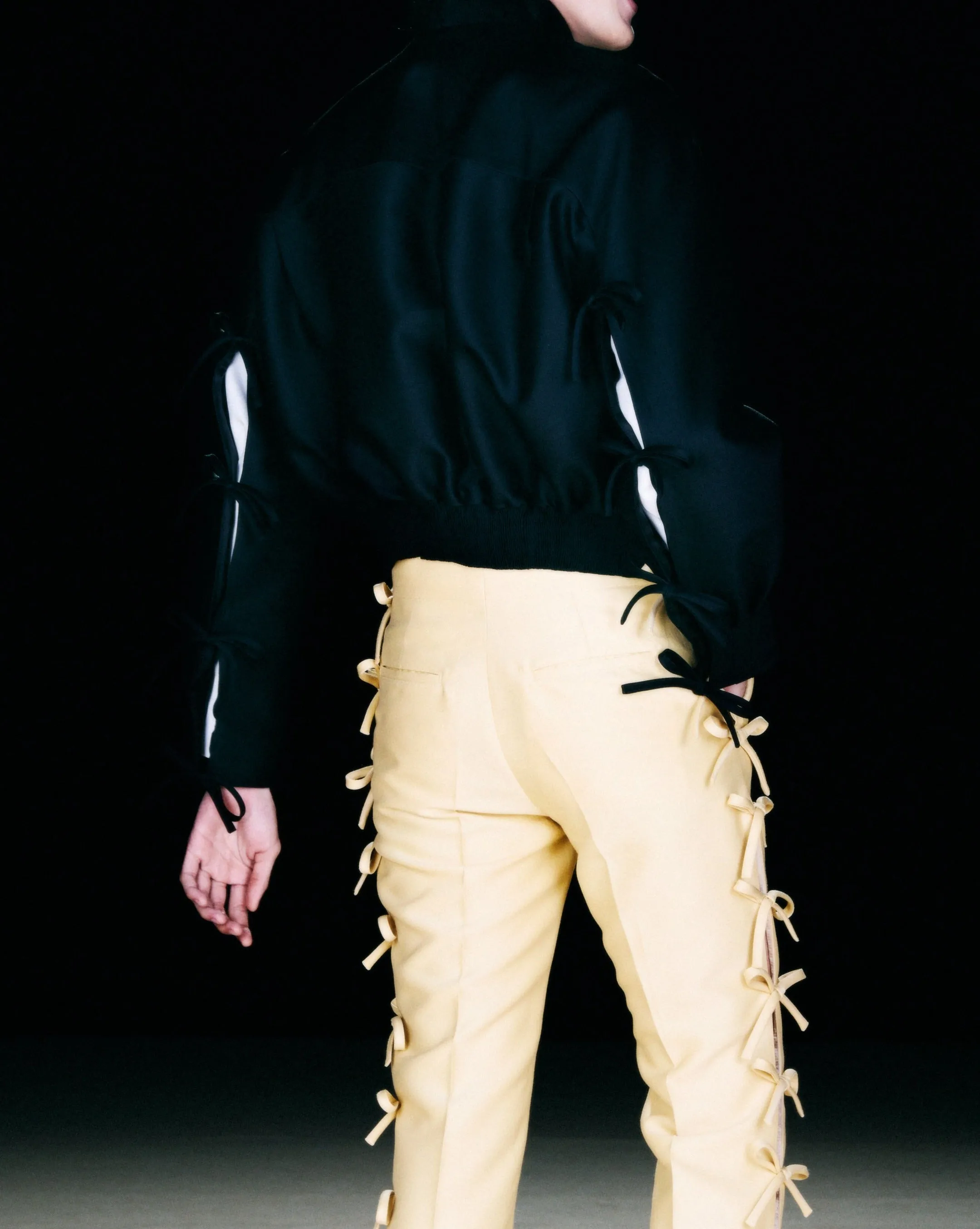 Ribbon Bomber Jacket