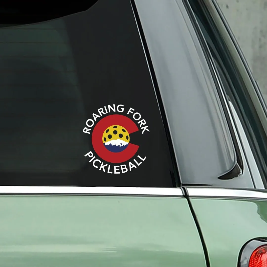 Roaring Fork Pickleball Decal by Pickleball Xtra