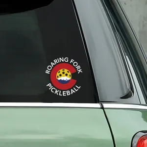 Roaring Fork Pickleball Decal by Pickleball Xtra