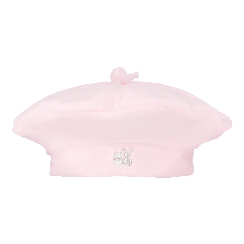 Rosanna Pink Velour Girls Coat & Hat Set