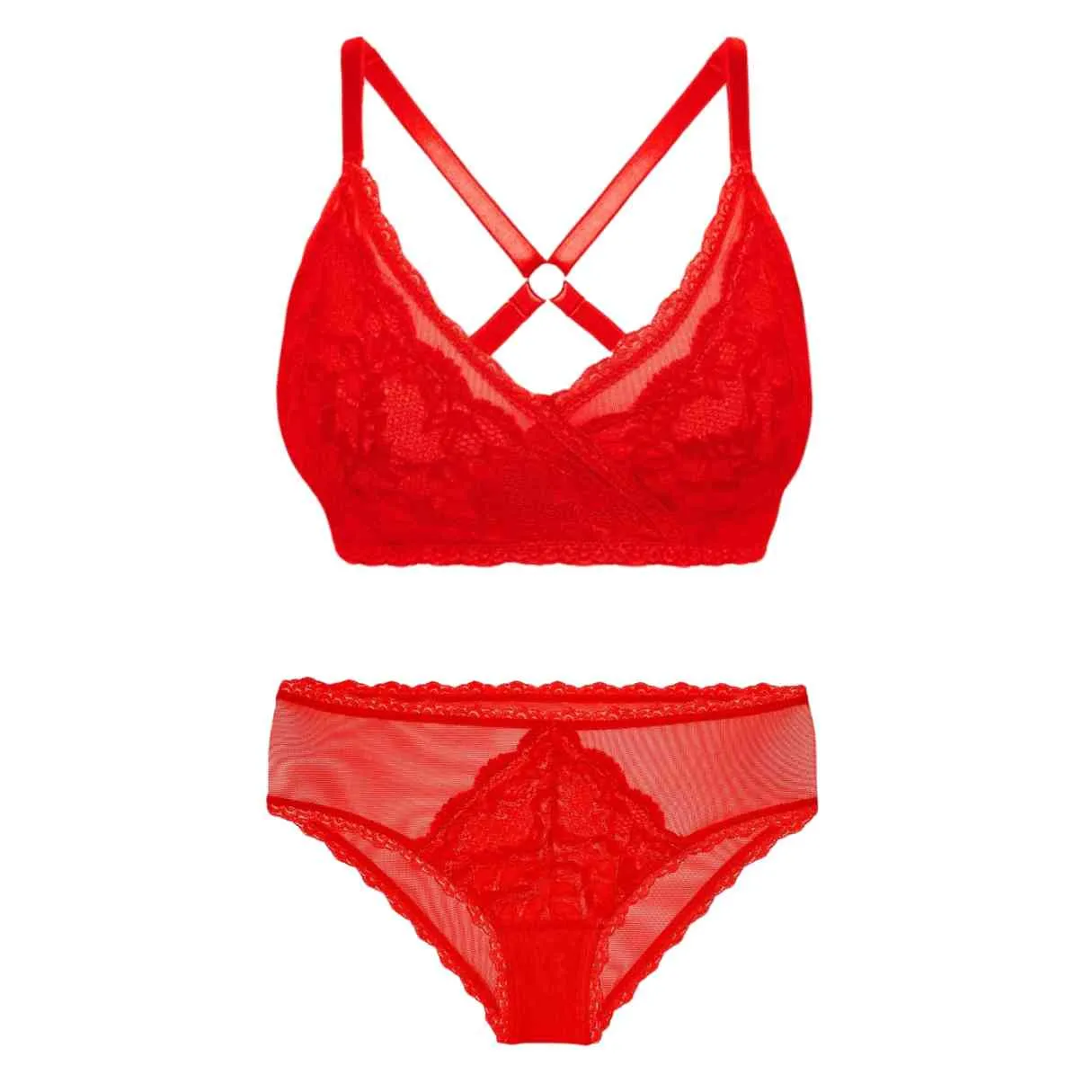 Rose Red Lingerie Set