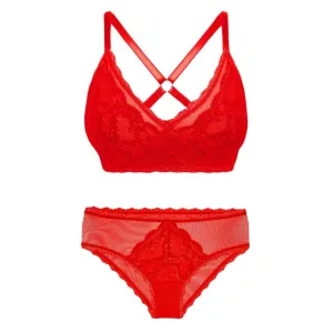 Rose Red Lingerie Set