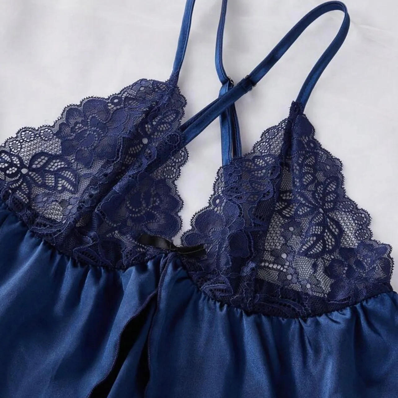 Safaera Silk Pajamas 4 Packs - Navy Blue