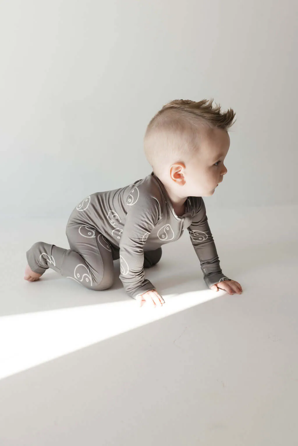 Sage Yin Yang | Bamboo Zip Pajamas