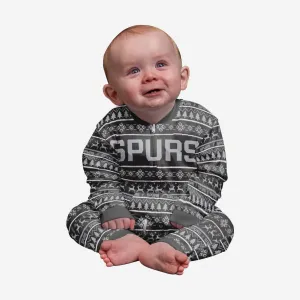 San Antonio Spurs Infant Family Holiday Pajamas