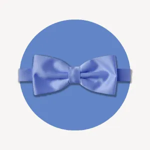Satin Clip-On Bow Tie - Cornflower