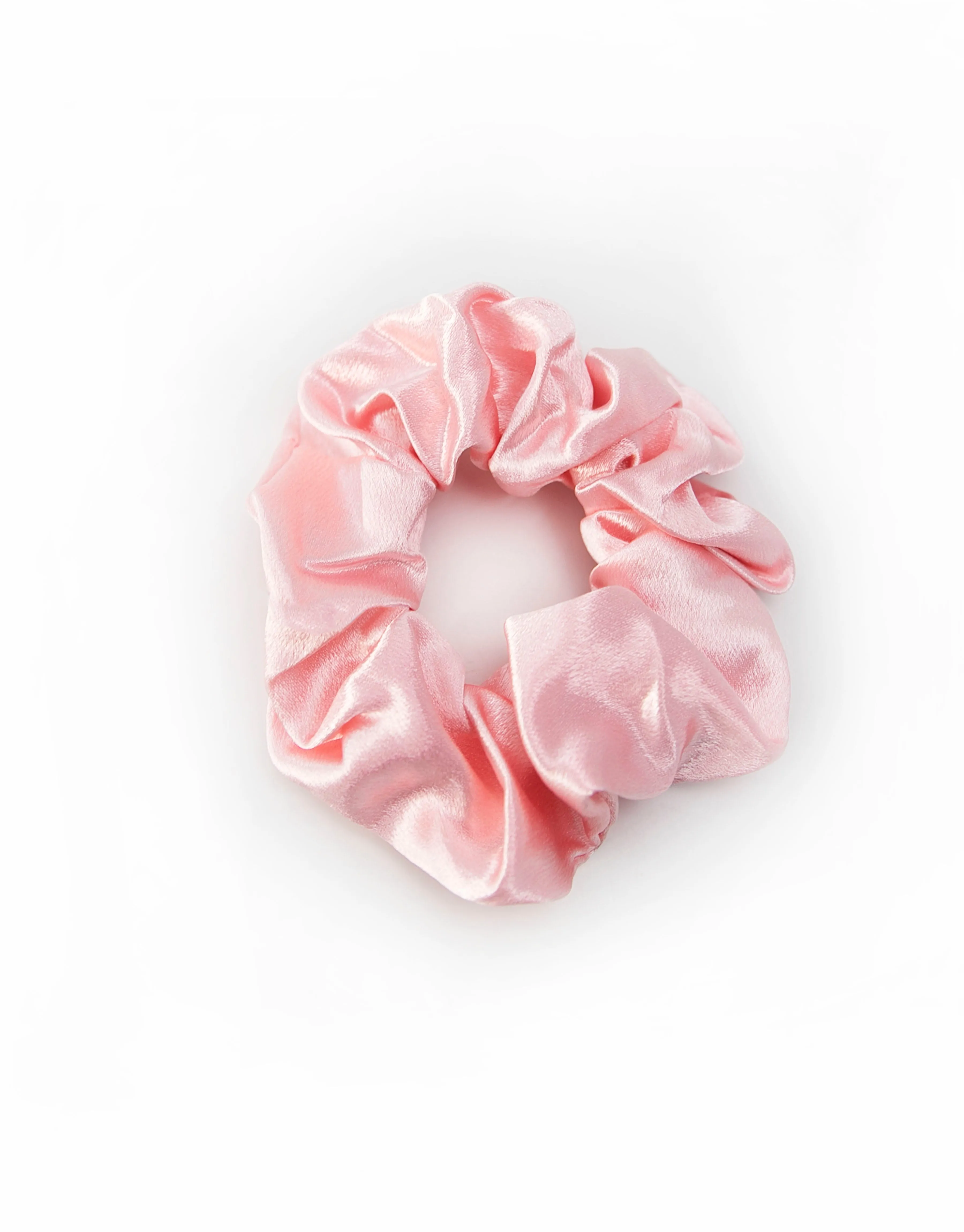 Scrunchie - Satin - Pink