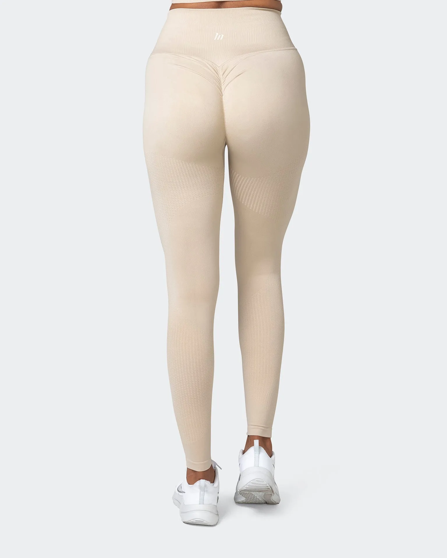 Seamless Full Length Leggings - Bone
