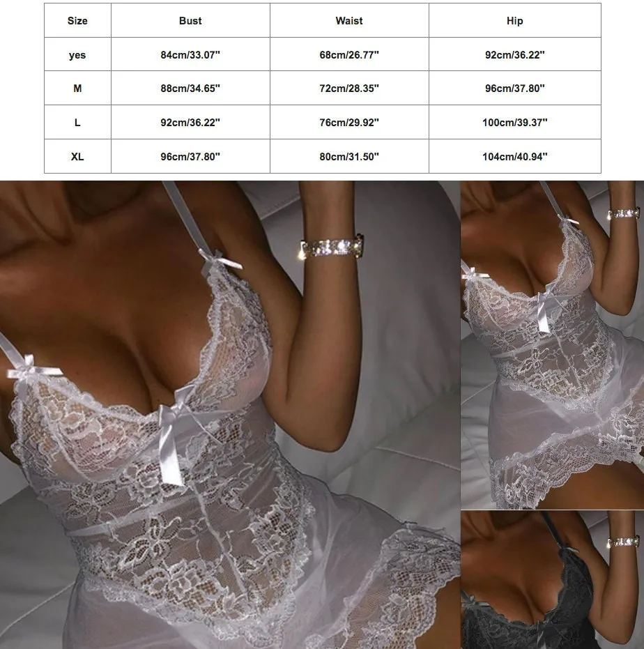 See Through Dress | Lace Nightdress | Sheer Lingerie | Lace lingerie