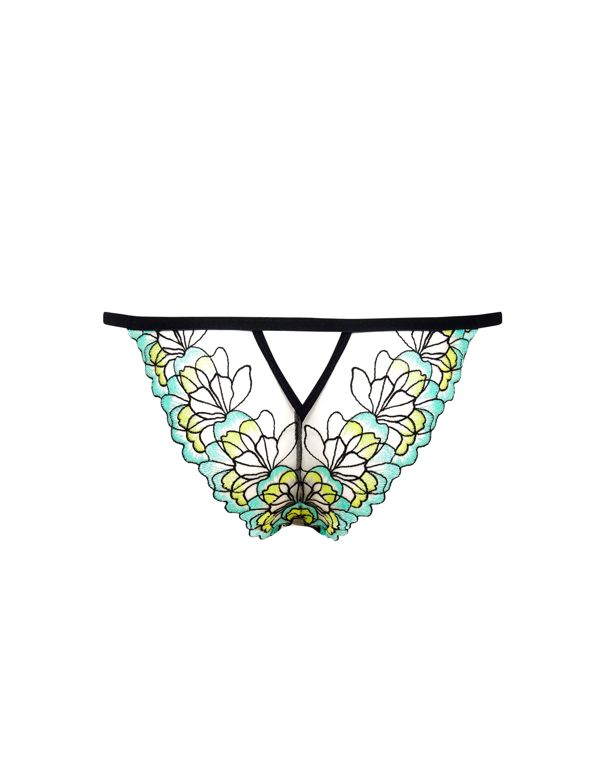 Serena Panty Mint/Lemon/Black