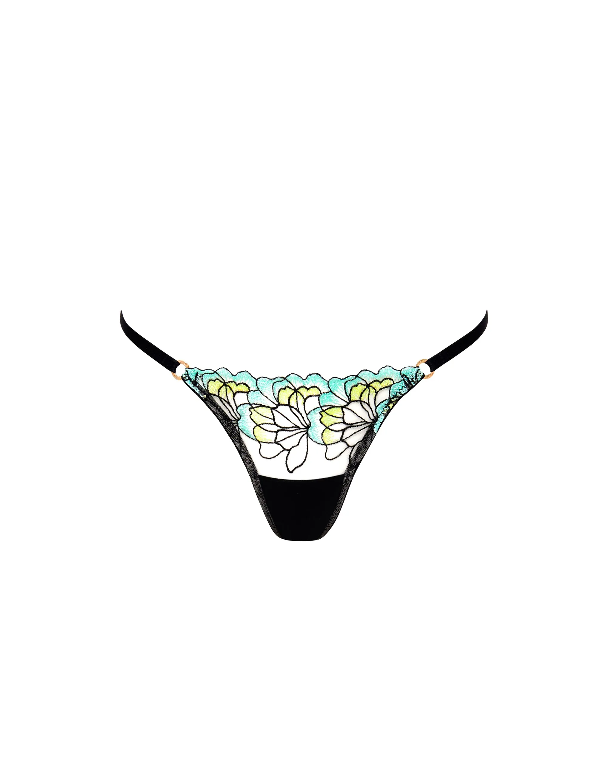 Serena Panty Mint/Lemon/Black