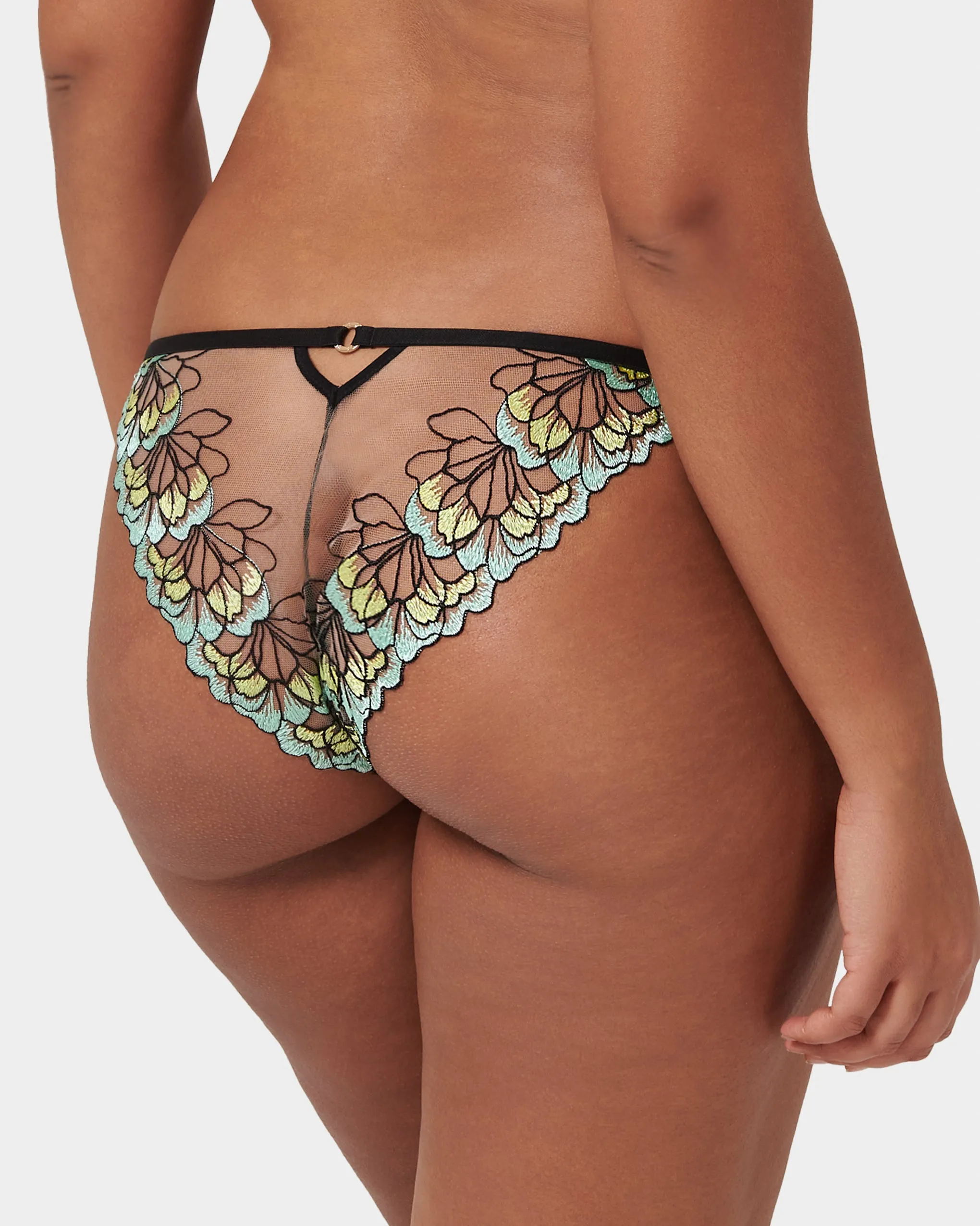 Serena Panty Mint/Lemon/Black