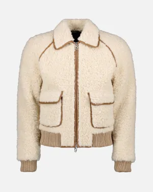 Shearling Bomber Jacket