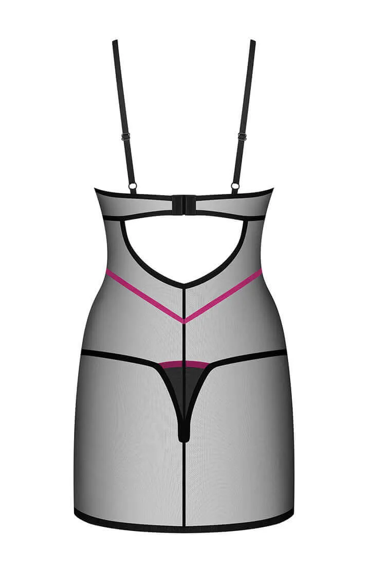Sheer black dress lingerie - Sweet Seduction
