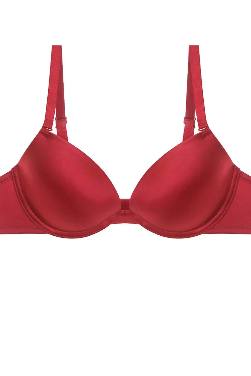 Shinny Push-up Plunge Bra