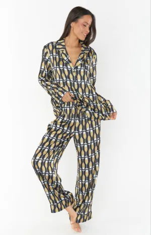Show Me Your Mumu | Classic PJ Set {Champagne Silky}