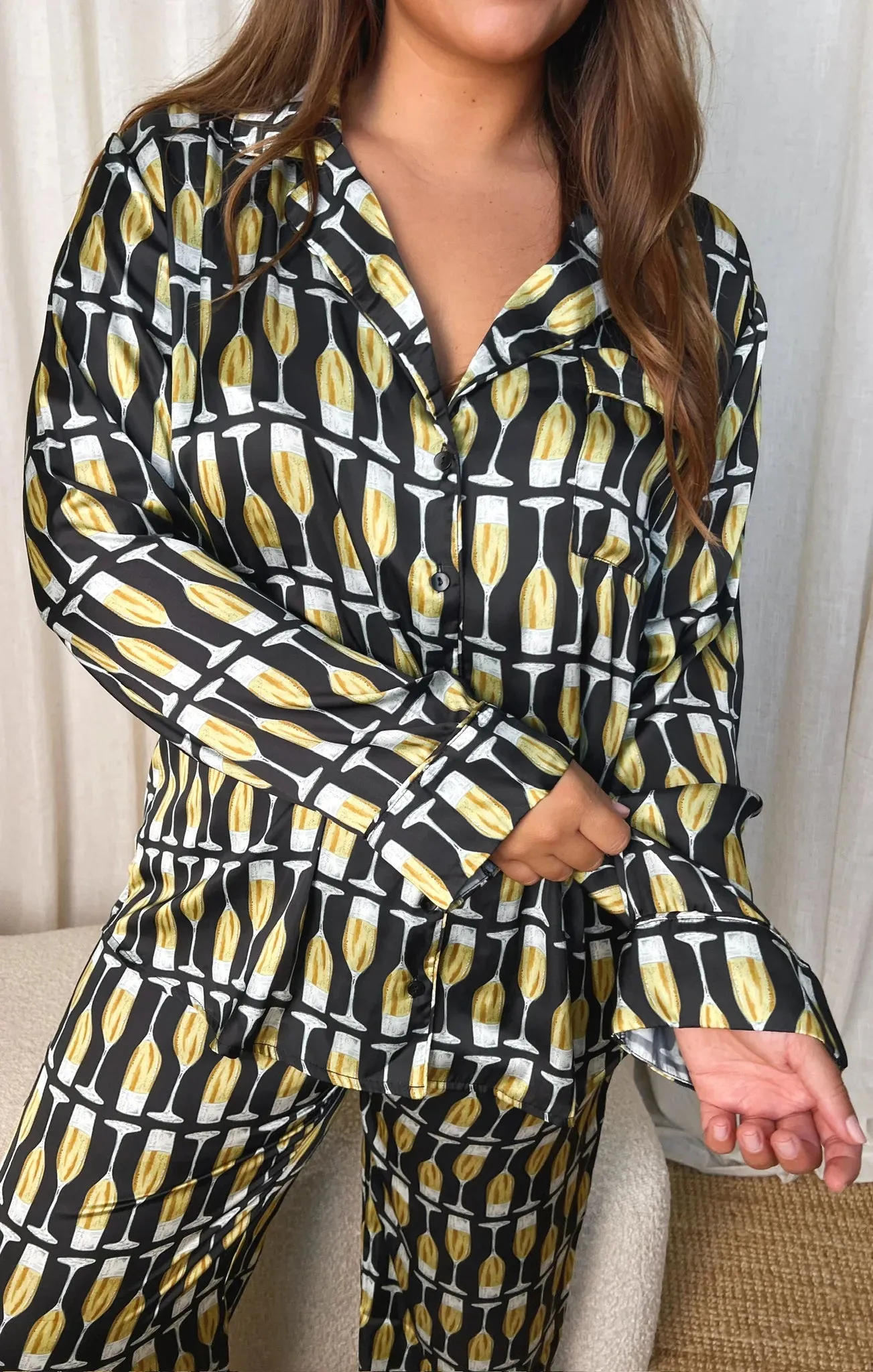 Show Me Your Mumu | Classic PJ Set {Champagne Silky}