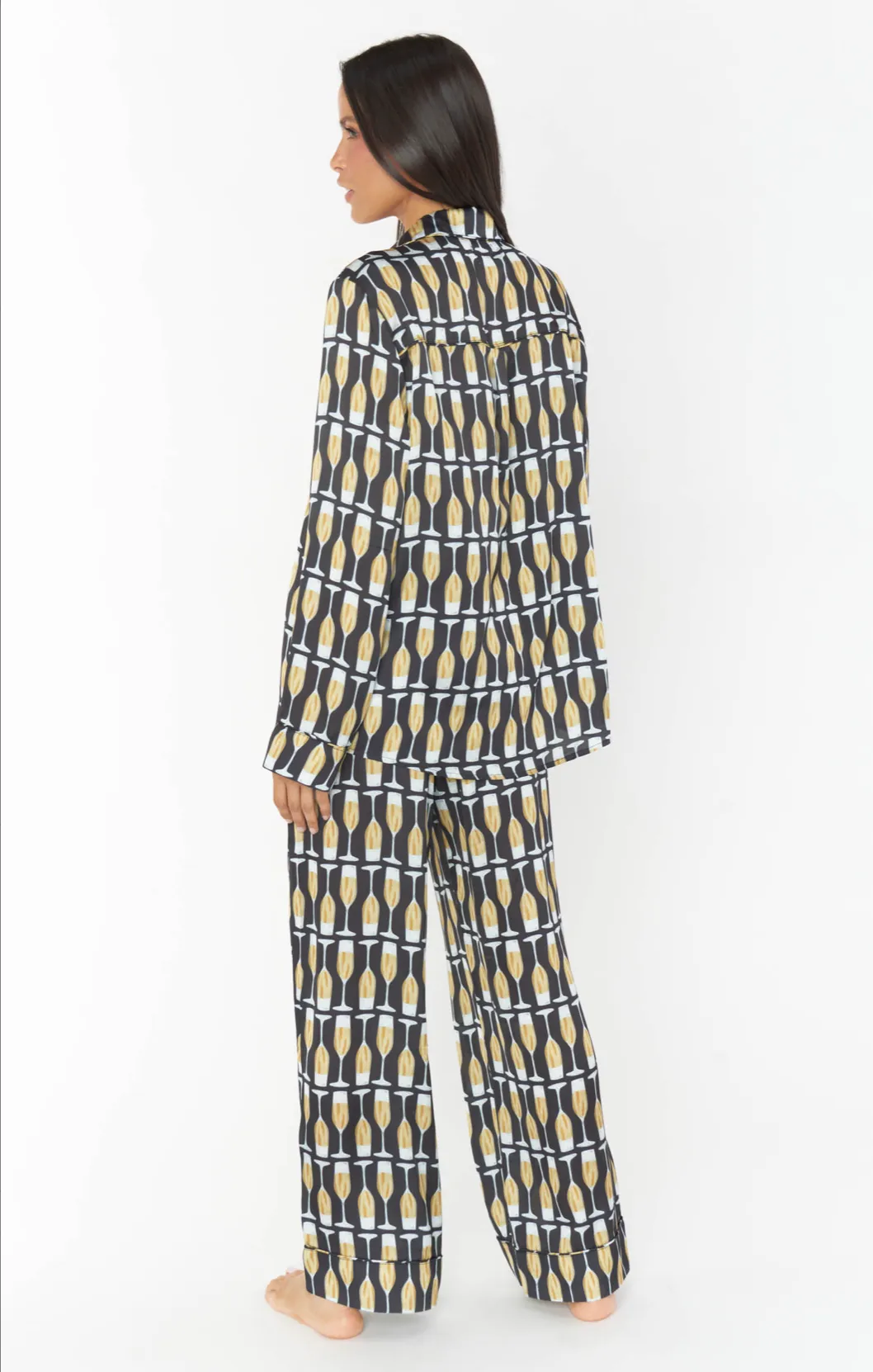 Show Me Your Mumu | Classic PJ Set {Champagne Silky}