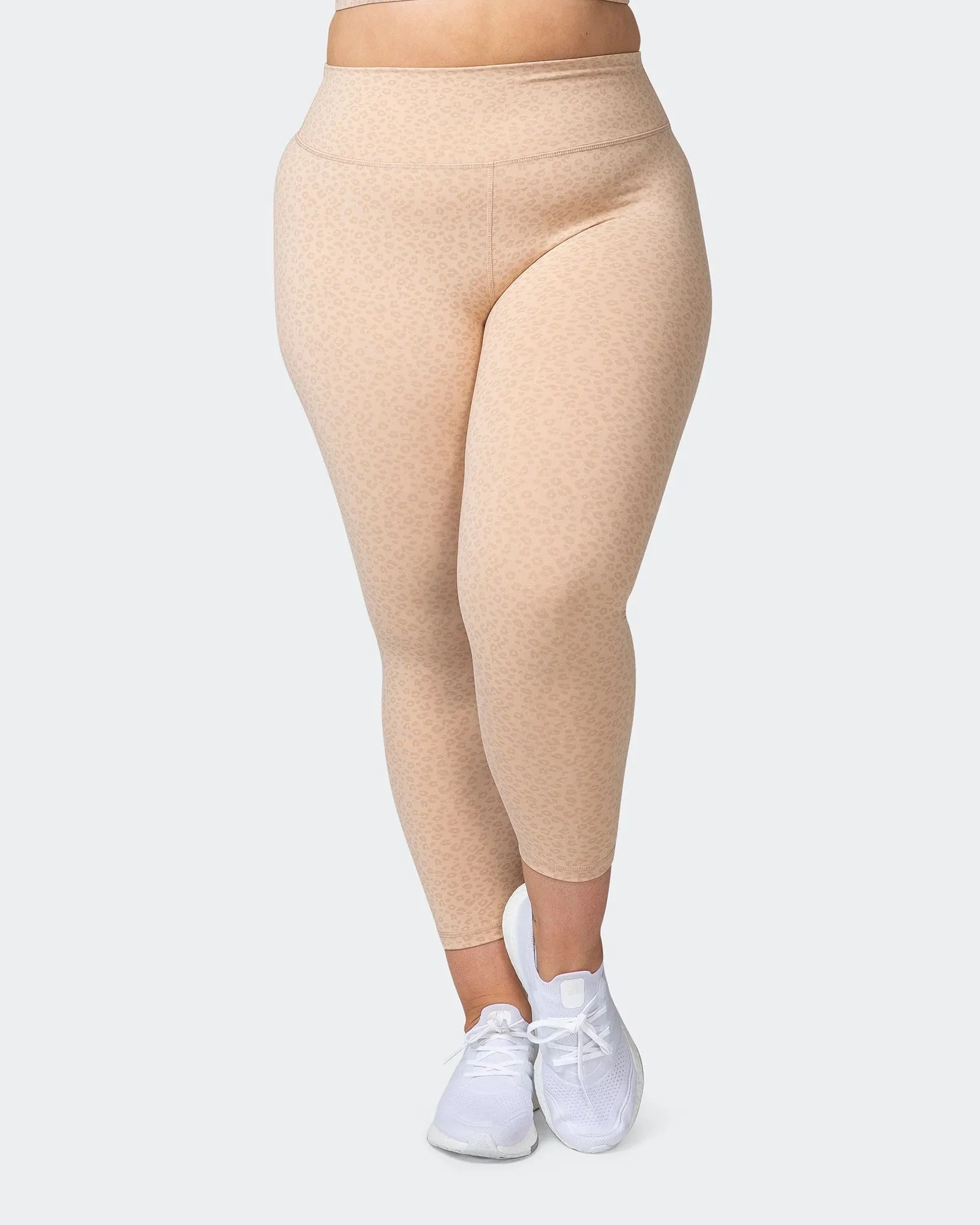 Signature Scrunch 7/8 Leggings - Brown Sugar Mini Cheetah Print