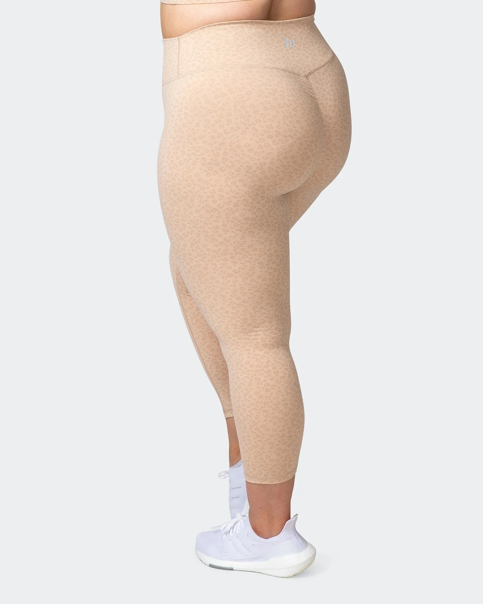 Signature Scrunch 7/8 Leggings - Brown Sugar Mini Cheetah Print