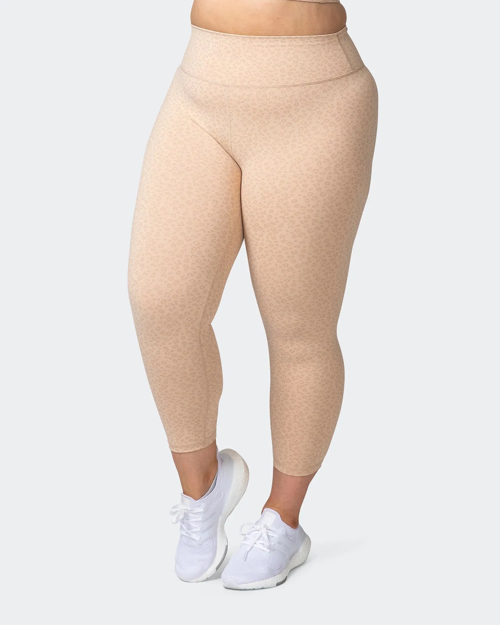 Signature Scrunch 7/8 Leggings - Brown Sugar Mini Cheetah Print