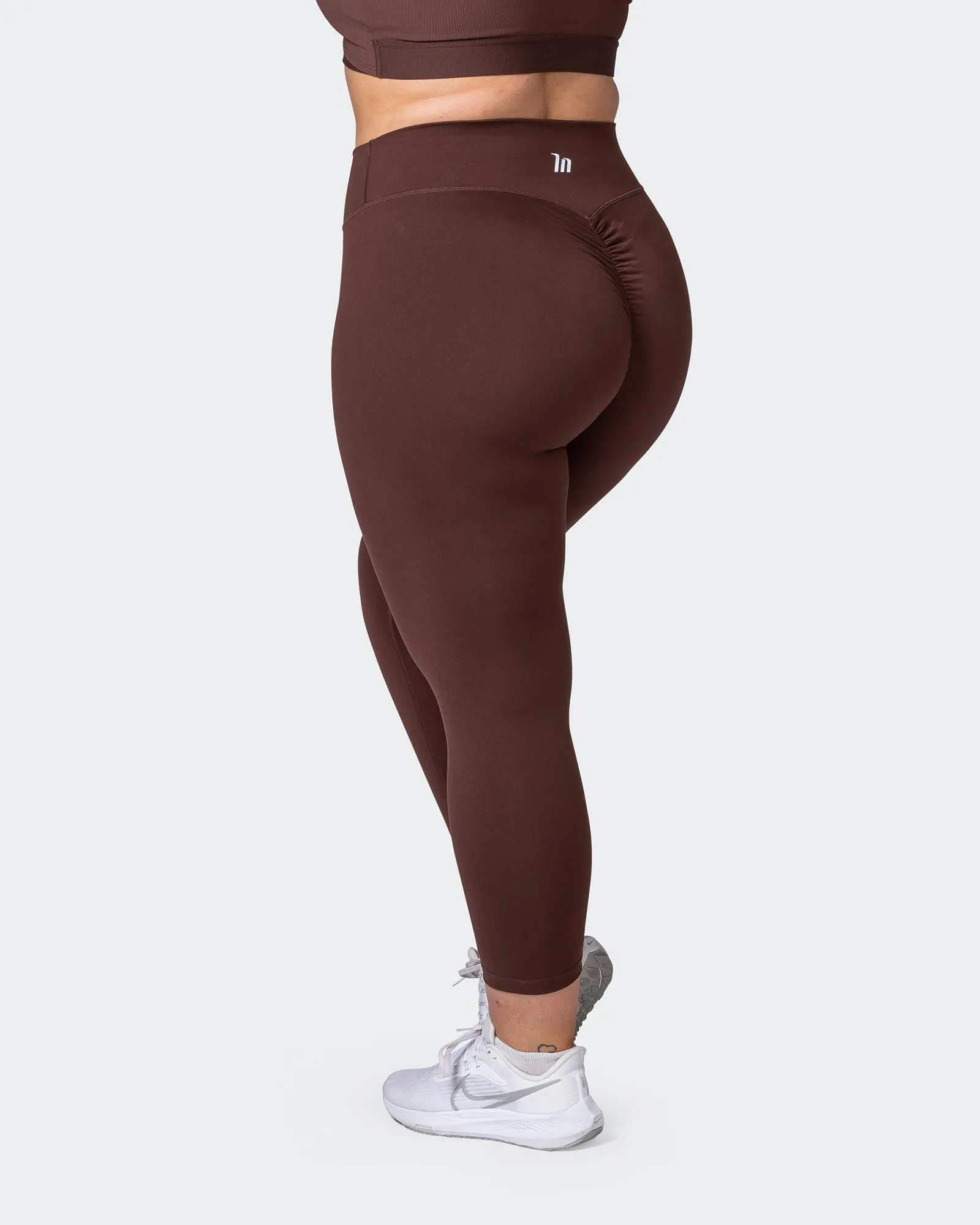 Signature Scrunch 7/8 Leggings - Coffee