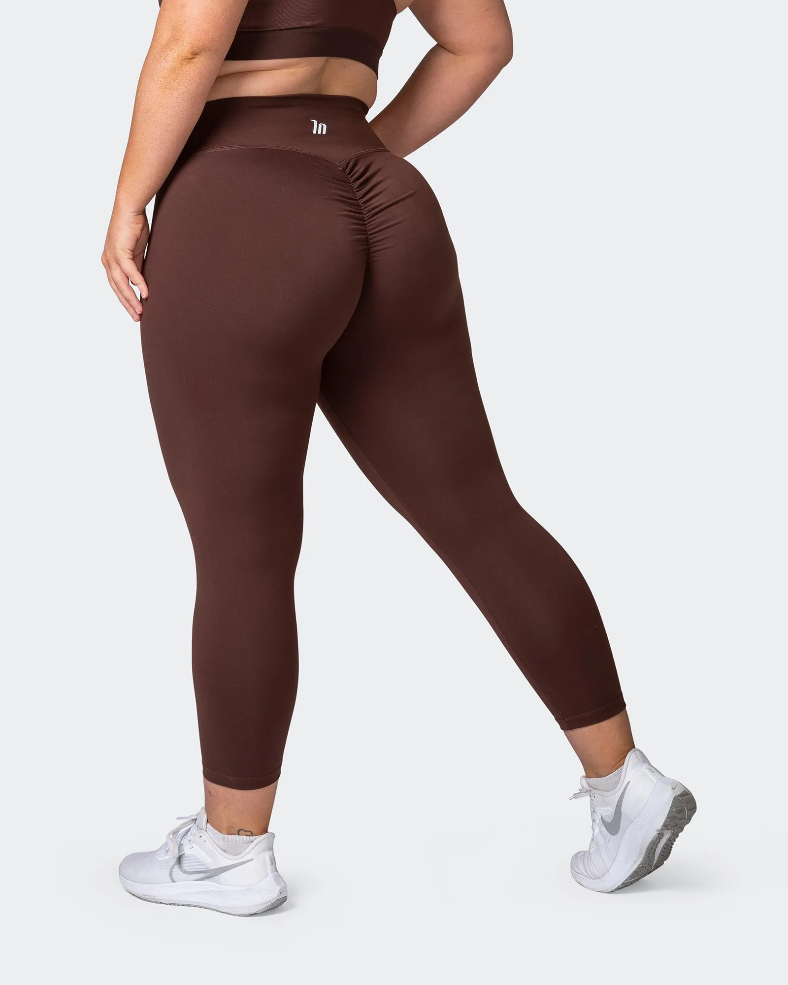 Signature Scrunch 7/8 Leggings - Coffee
