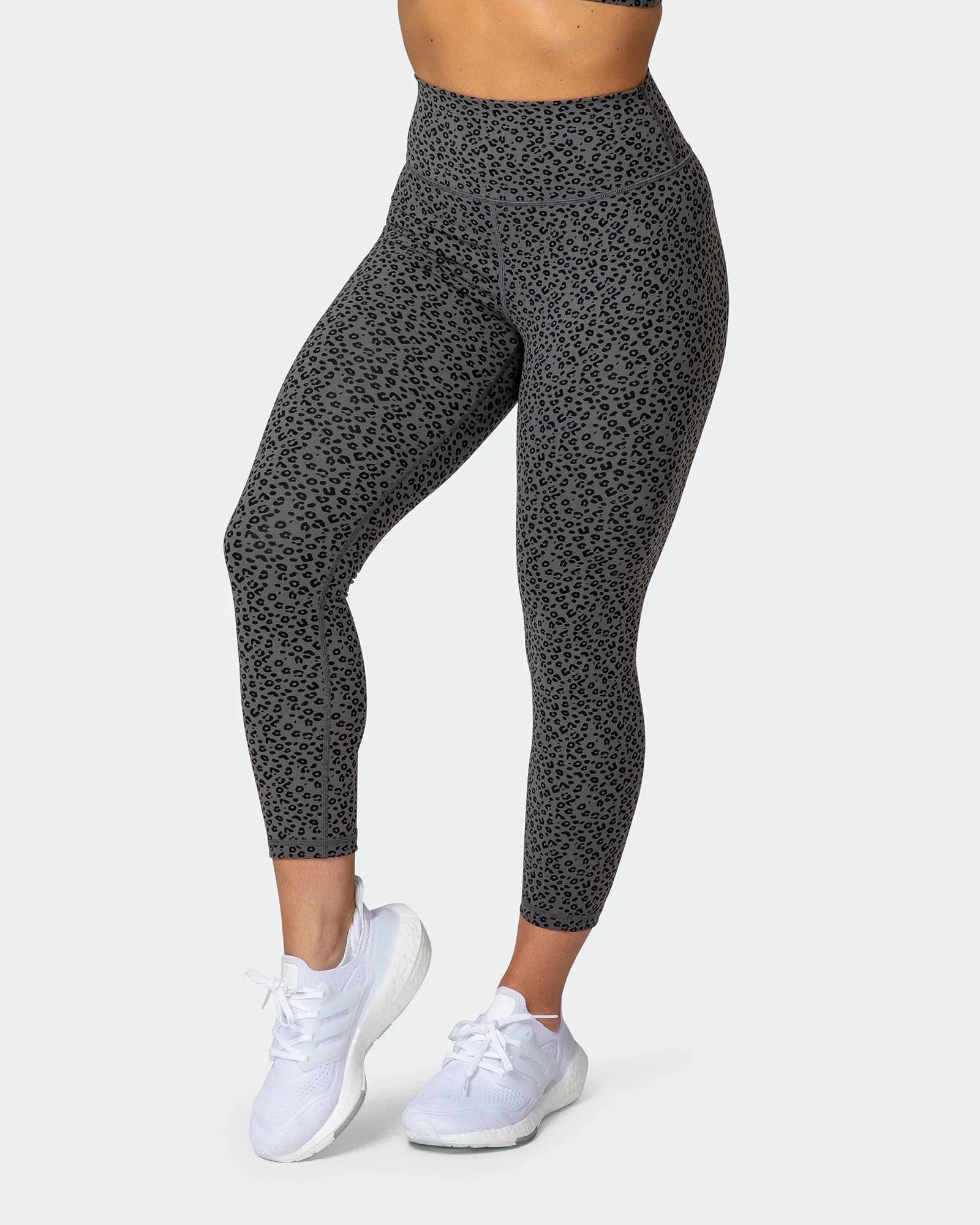 SIGNATURE SCRUNCH 7/8 LEGGINGS Monochrome Mini Cheetah Print