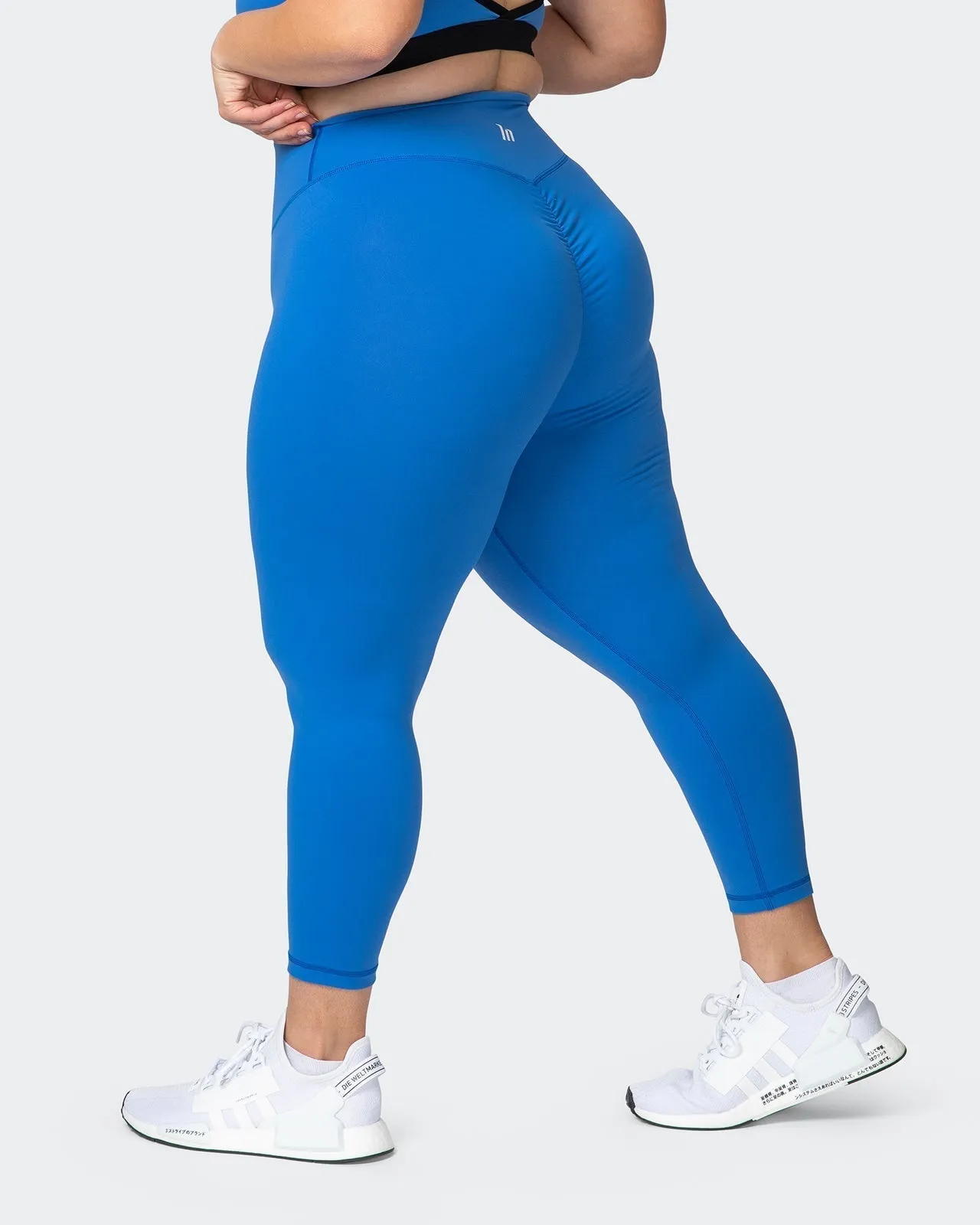 Signature Scrunch 7/8 Leggings - Sonic Blue
