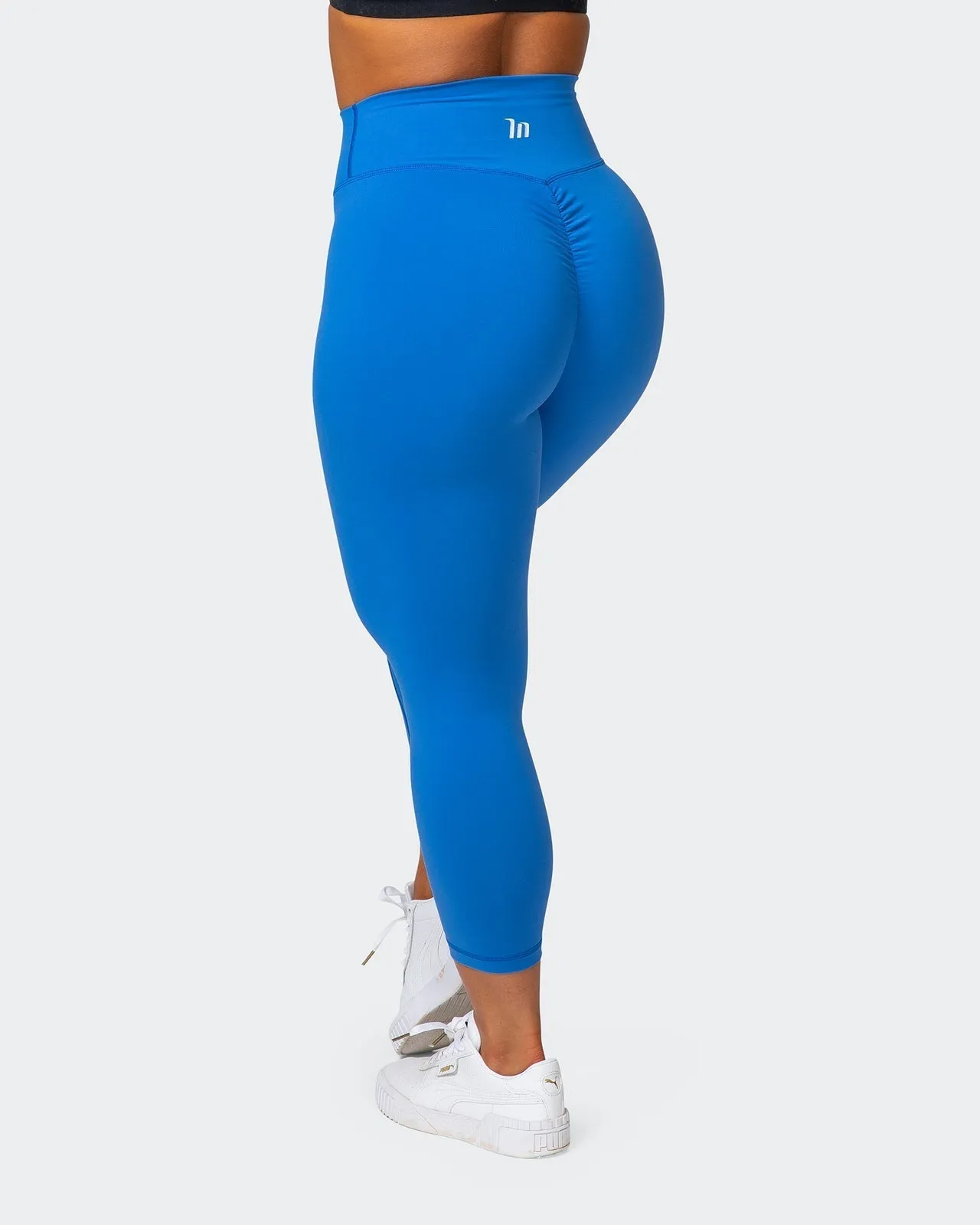 Signature Scrunch 7/8 Leggings - Sonic Blue