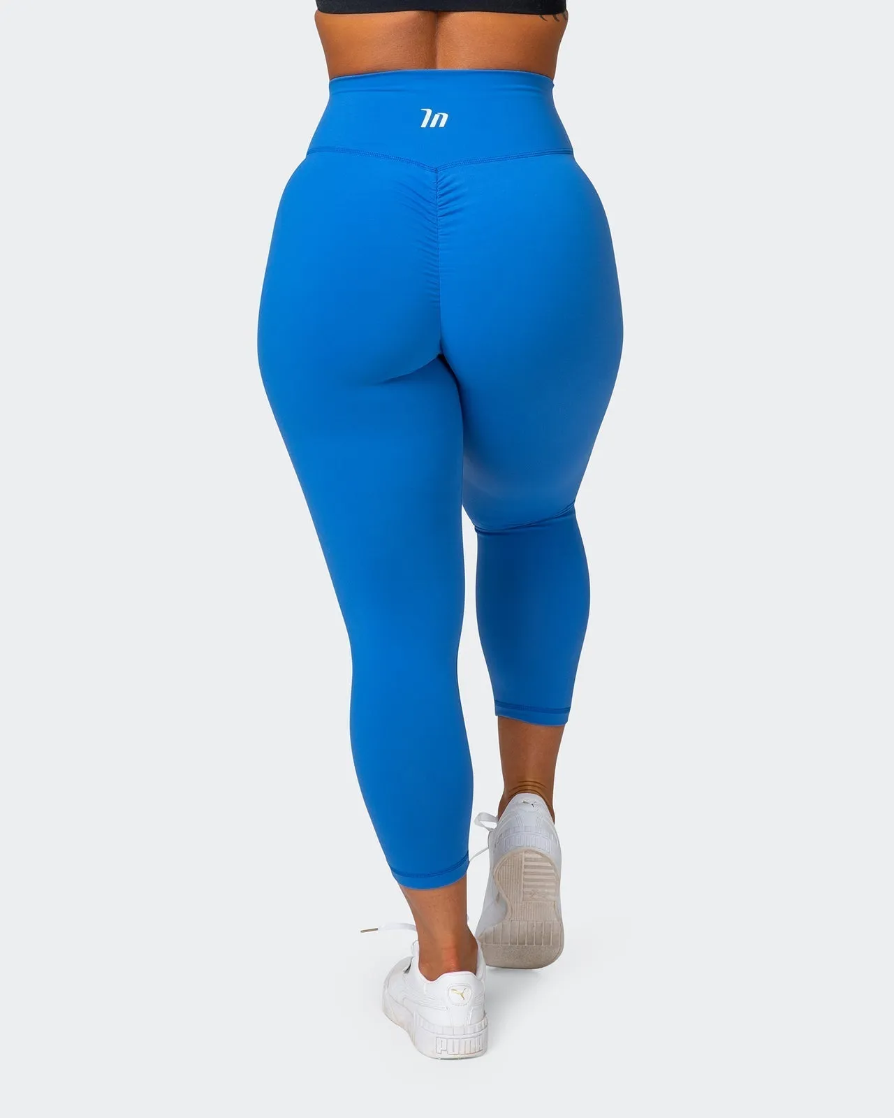 Signature Scrunch 7/8 Leggings - Sonic Blue