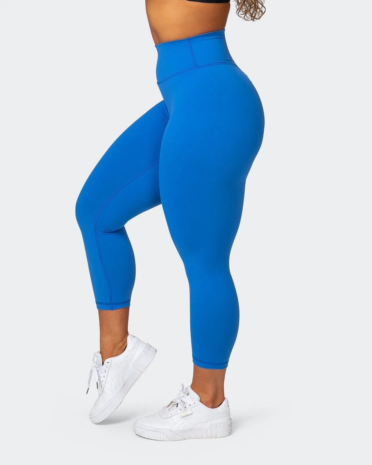 Signature Scrunch 7/8 Leggings - Sonic Blue