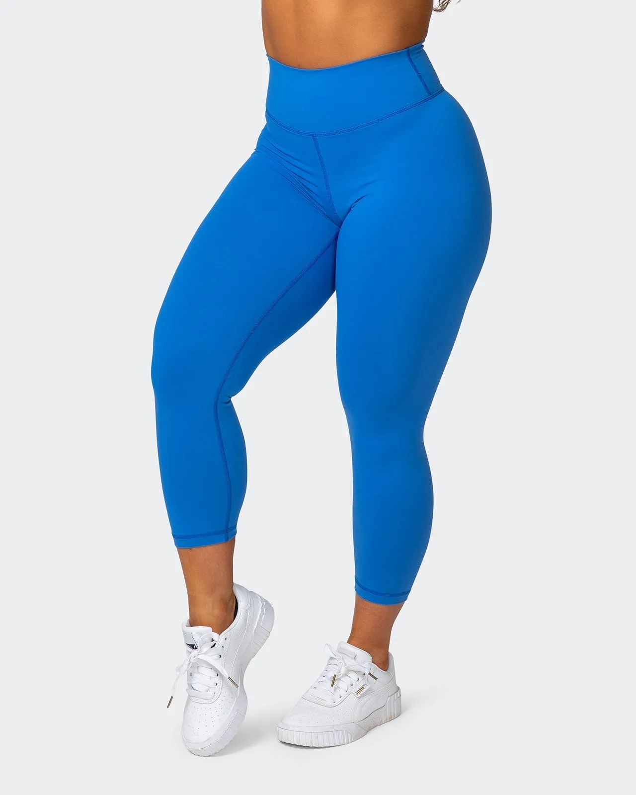 Signature Scrunch 7/8 Leggings - Sonic Blue