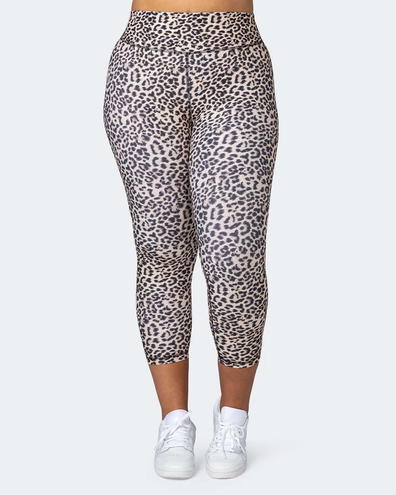 Signature Scrunch 7/8 Leggings - Yellow Leopard