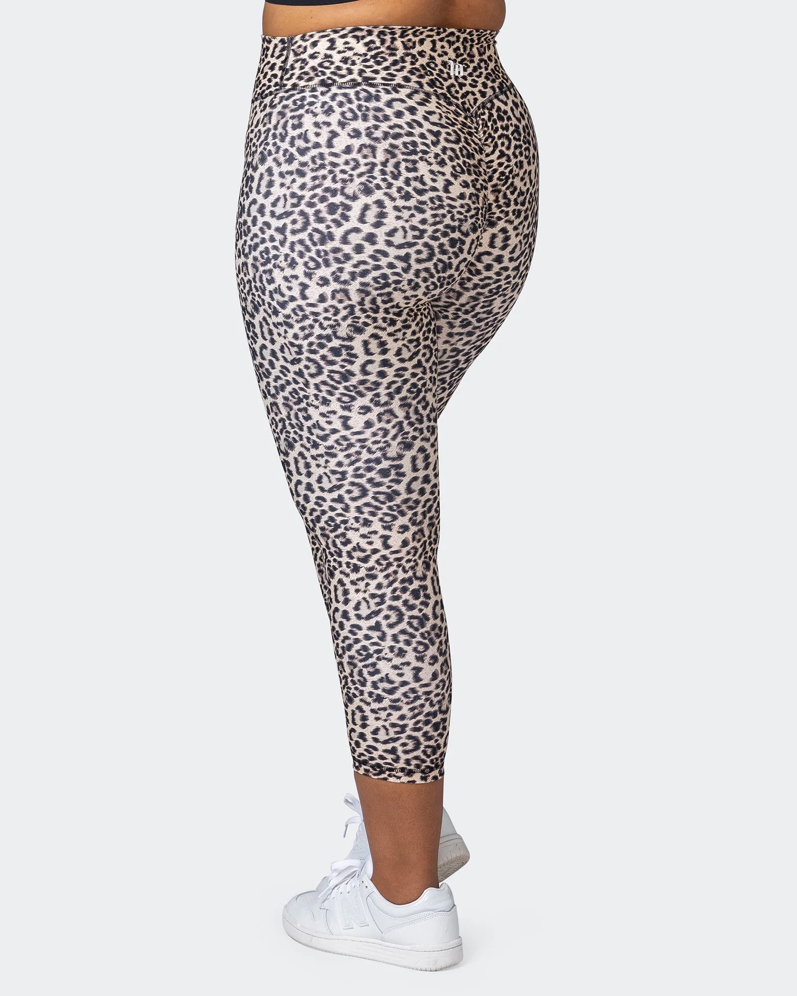 Signature Scrunch 7/8 Leggings - Yellow Leopard